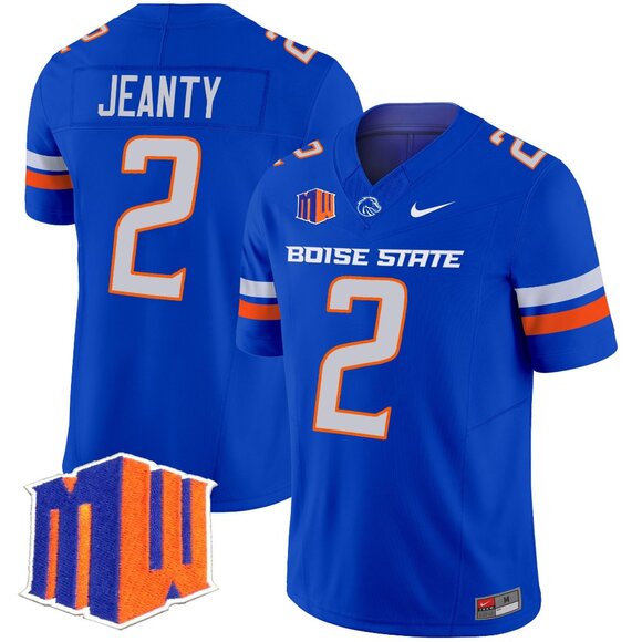 Mens Youths Kids Womens 2 Ashton Jeanty Royal Vapor Stitched Jersey